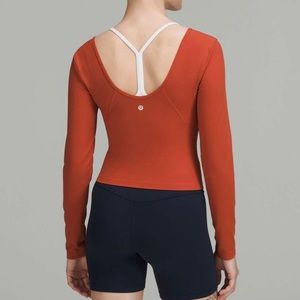 NWT Lululemon Align Long Sleeve Shirt Red Rock